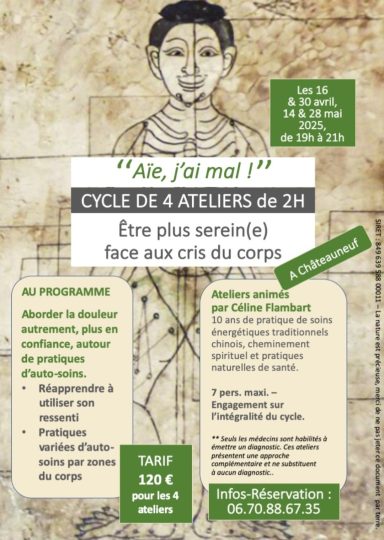 Ateliers "Être plus sereins face aux cris du corps"